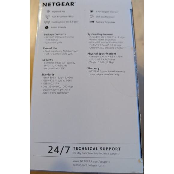 🧨Netgear Dual Band Wifi Mesh Extender - Picture 2 of 4